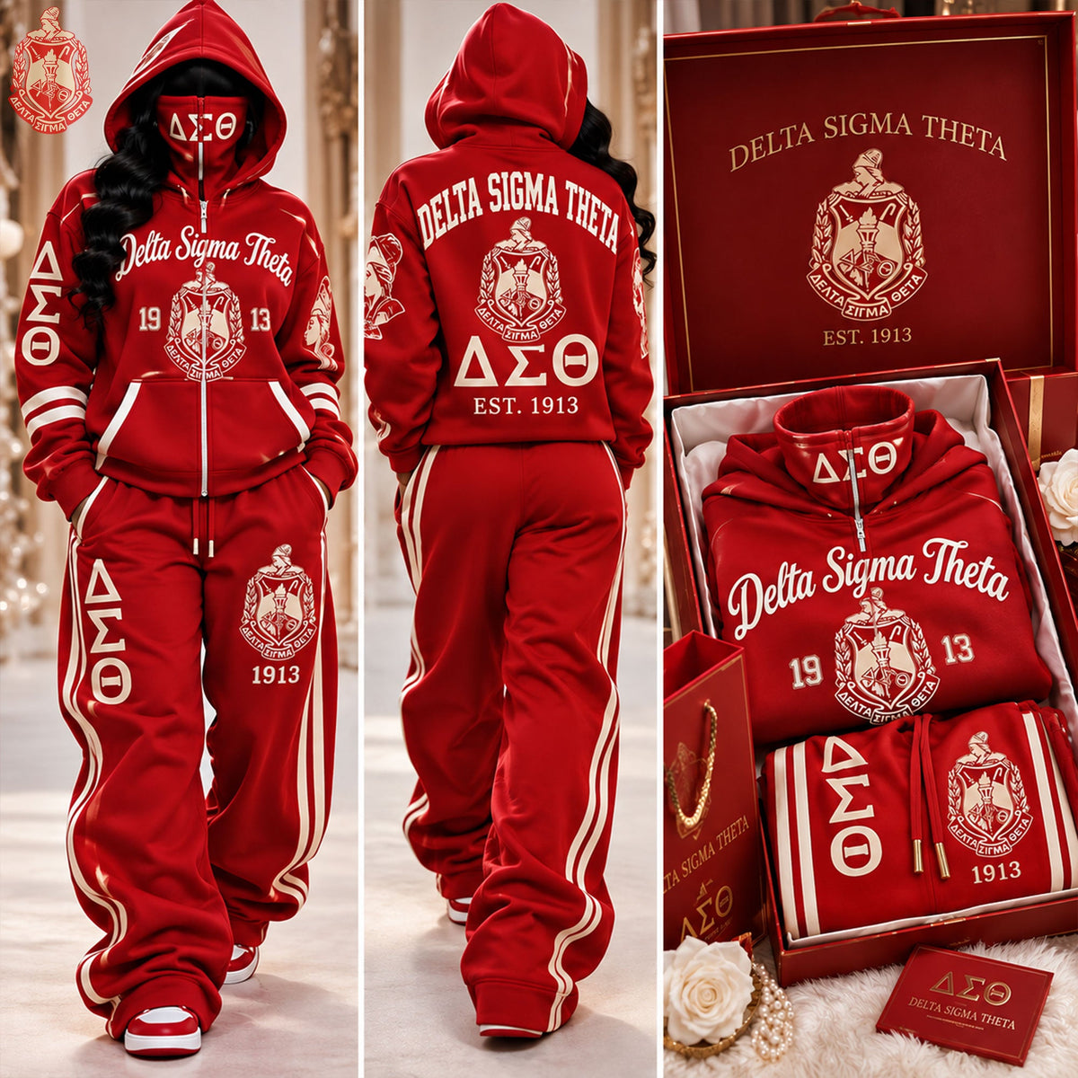 Premium Masked Hoodie Tracksuit Set HANNN TND DST 19102612
