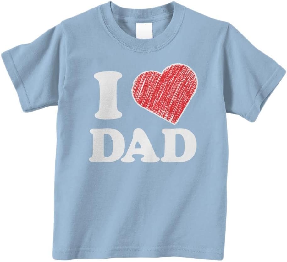 Threadrock Little Boys' I Love Dad Infant\/Toddler