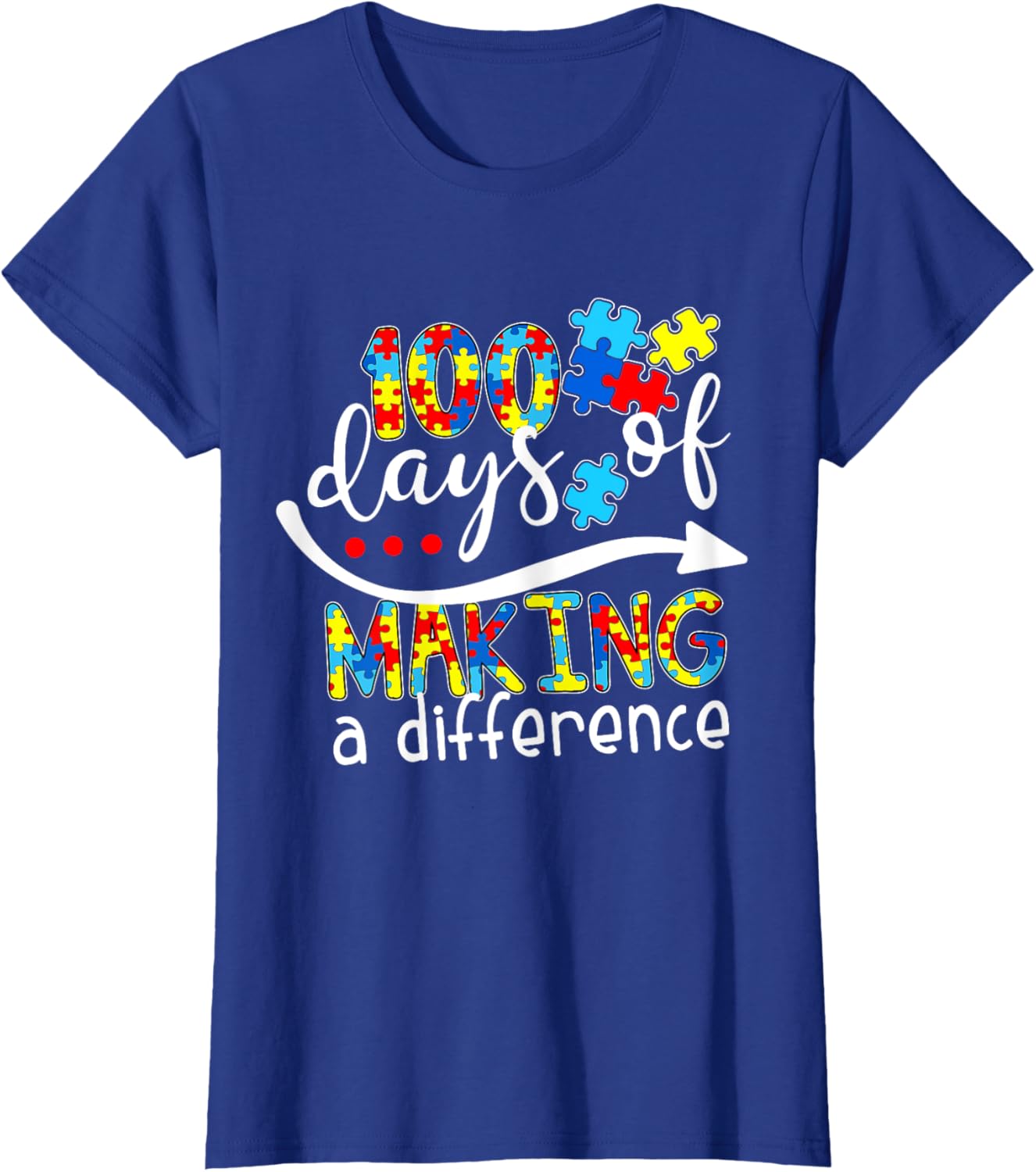 Autism 100 Days 100th day of school teacher autism awareness