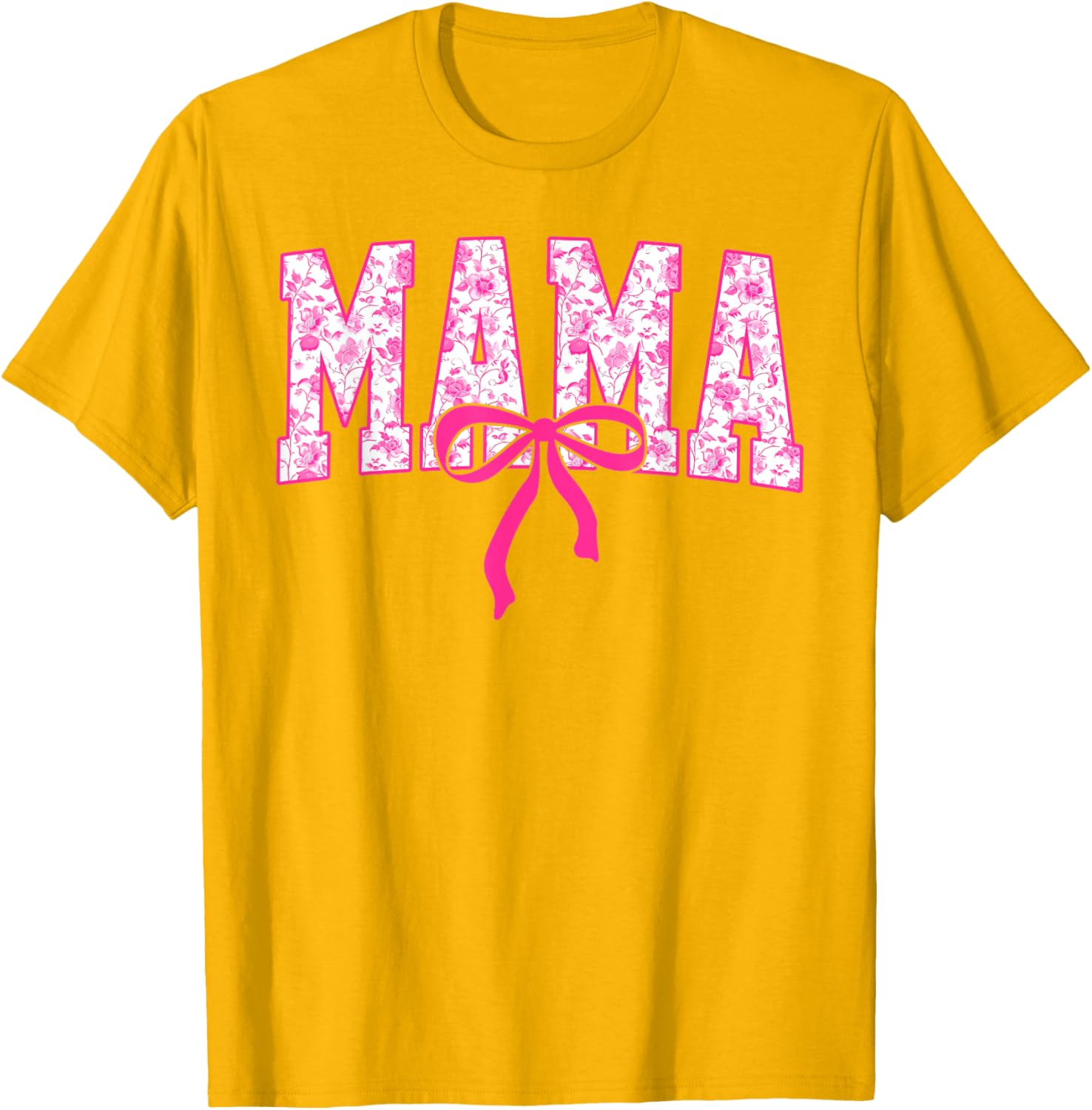Coquette Pink Chinoiserie Mama Floral Bow Mom Mothers Day