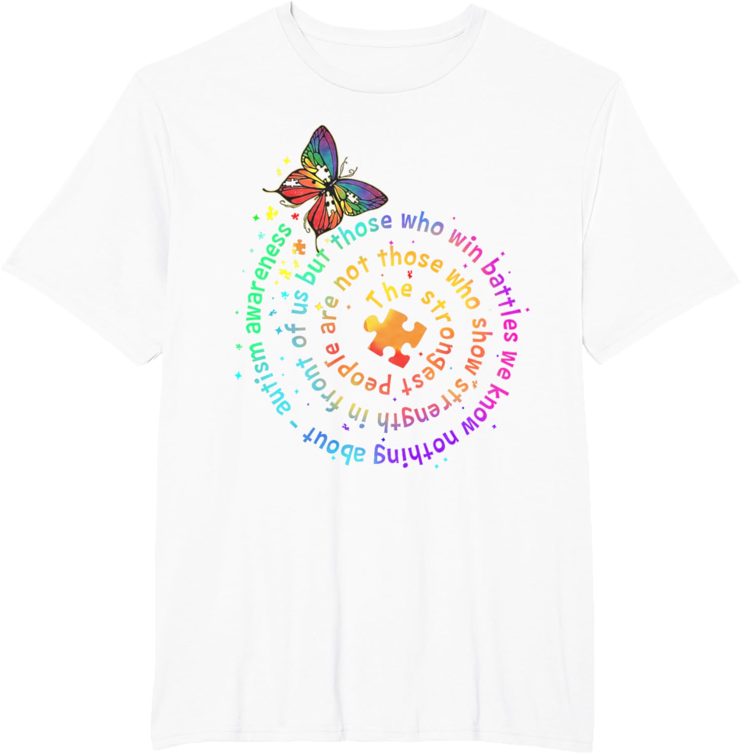 The Strongest People Butterfly Autism Awareness