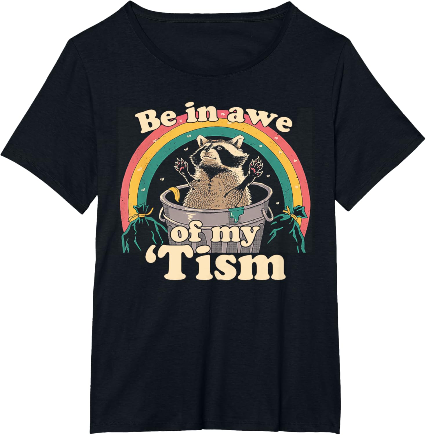 Autism Funny Be In Awe Of My 'Tism Meme Autistic Raccoon