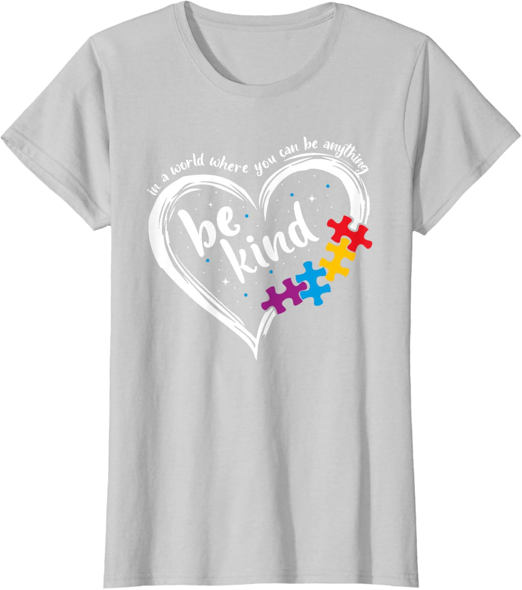 Autism Be Kind Women Blue Be Kind Autism Awareness