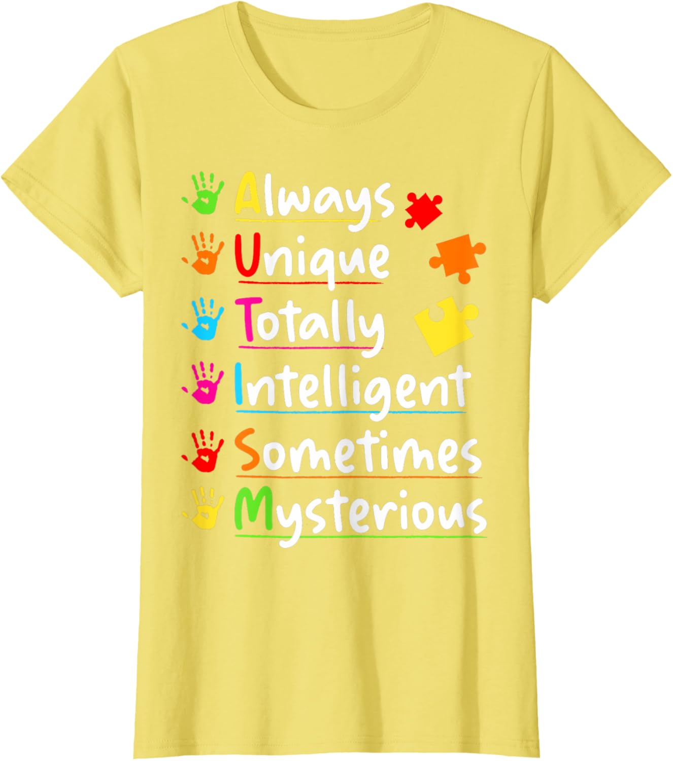 Always Unique Autism Awareness Totally Intelligent Kids