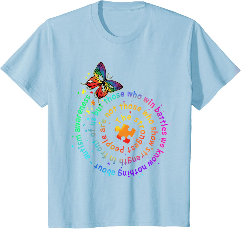 The Strongest People Butterfly Autism Awareness