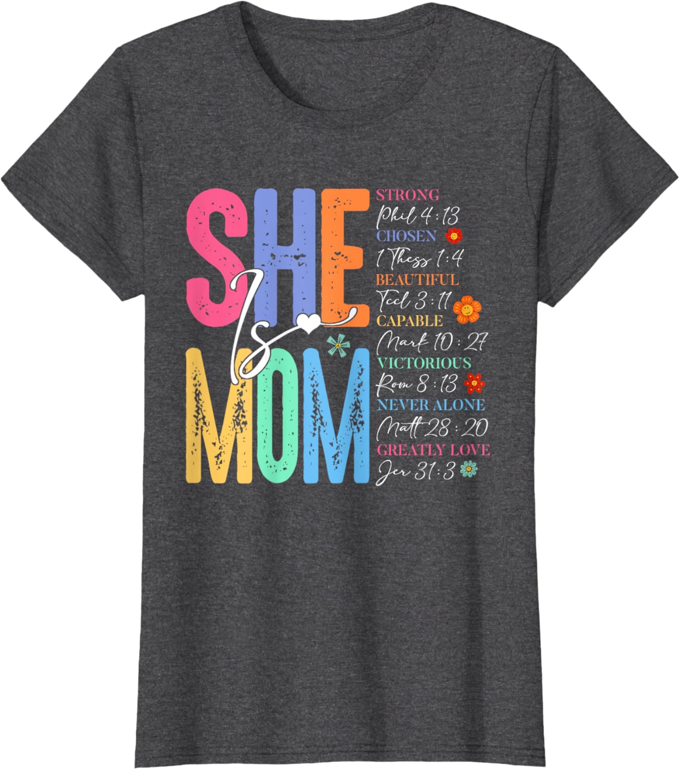 She Is Mom Christian Mother's Day Jesus Mama Religious Women