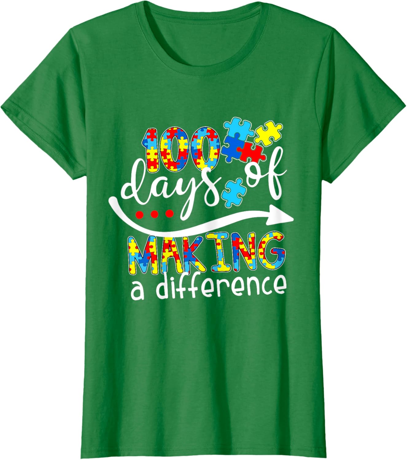 Autism 100 Days 100th day of school teacher autism awareness