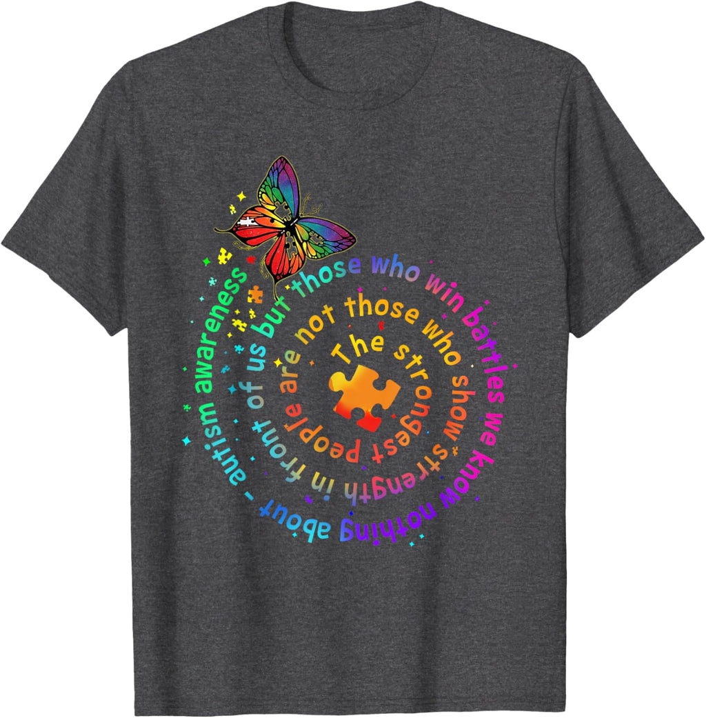 The Strongest People Butterfly Autism Awareness