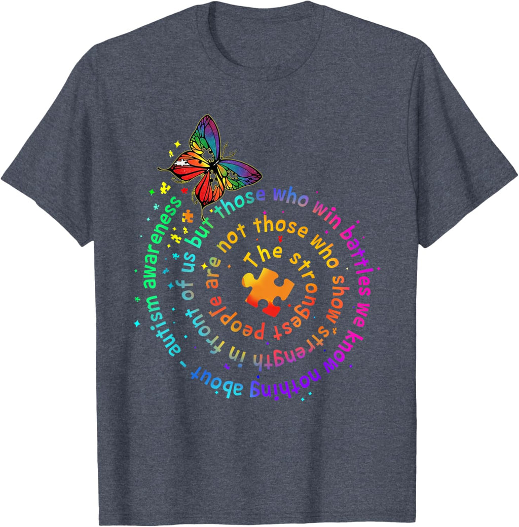 The Strongest People Butterfly Autism Awareness