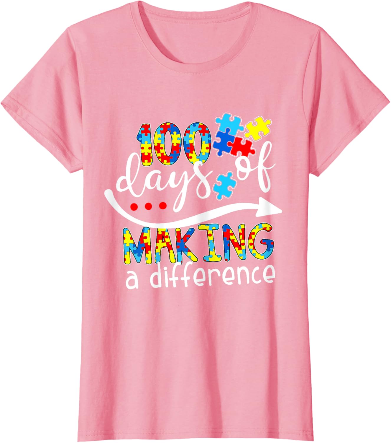 Autism 100 Days 100th day of school teacher autism awareness