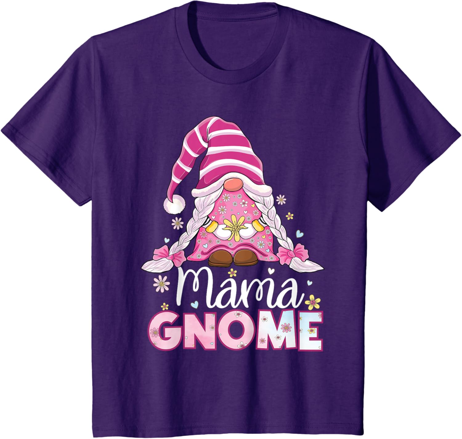 Flower For Mom Gnomies Cute Gnome Mom Happy Mother's Day