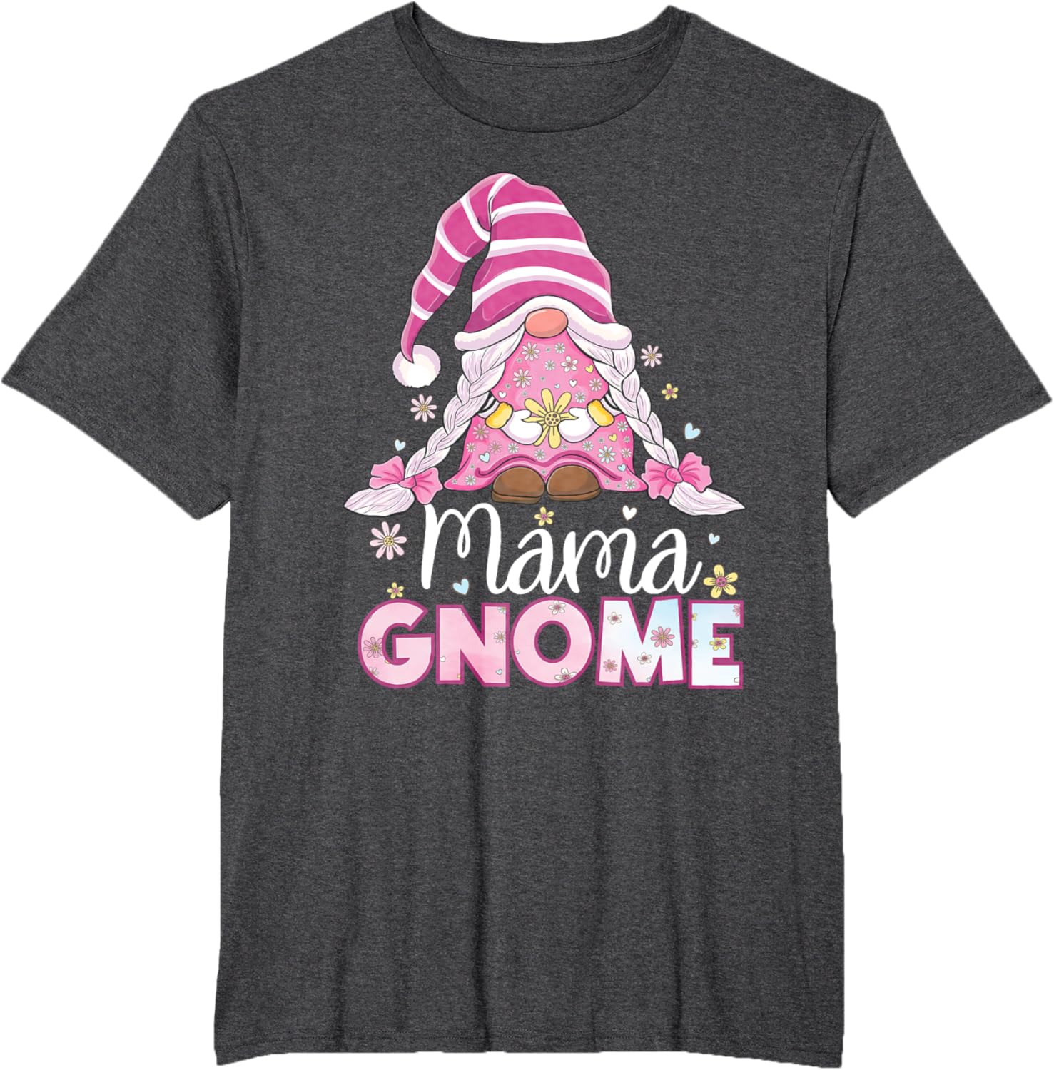 Flower For Mom Gnomies Cute Gnome Mom Happy Mother's Day