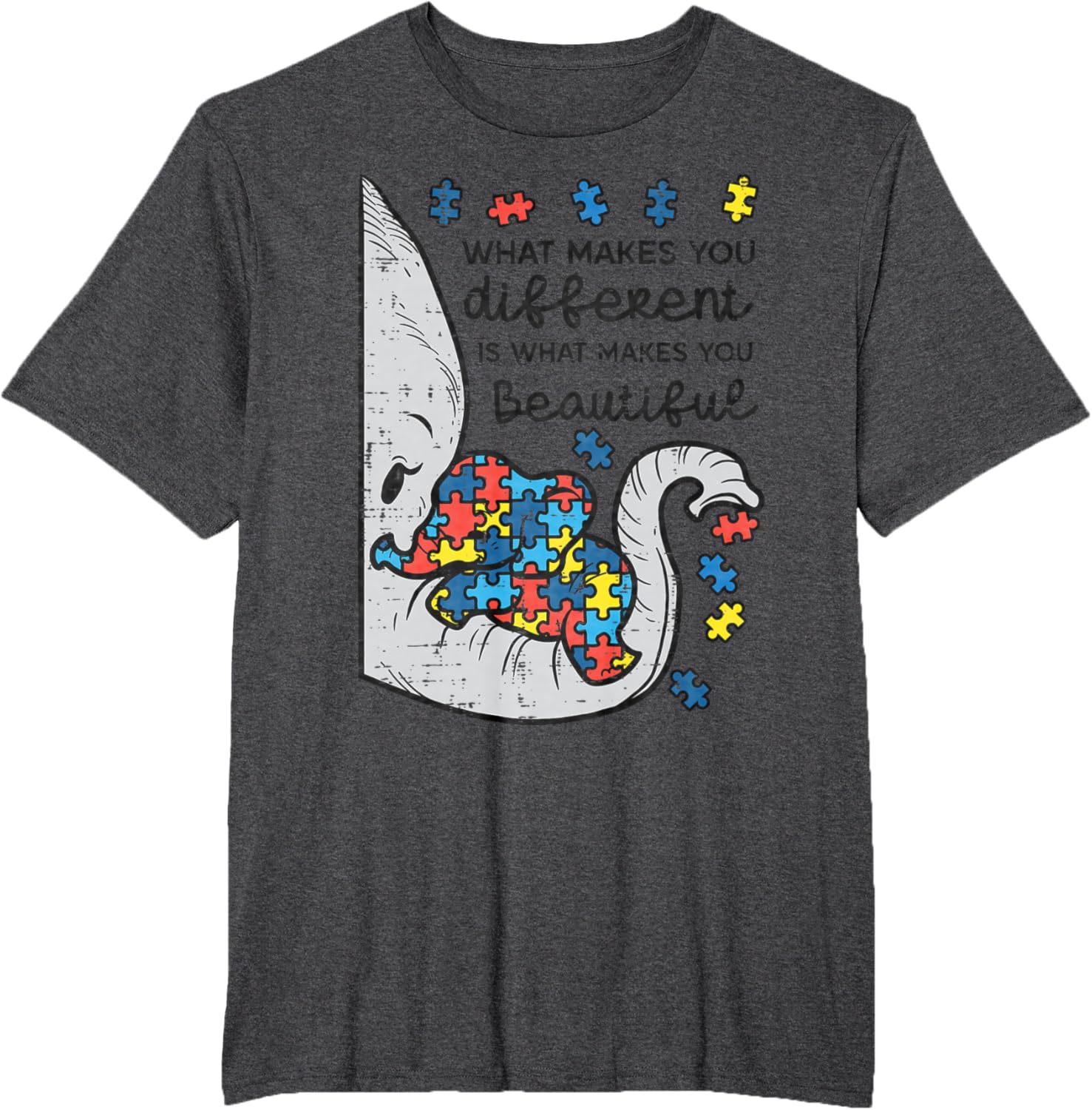 What Makes You Different Beautiful Elephant Autism Awareness